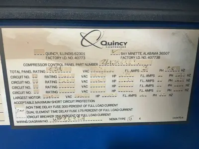 Used 2020 QUINCY COMPRESSOR QSI335I Miscellaneous MRO Ohio US | HGR 24 #1345743