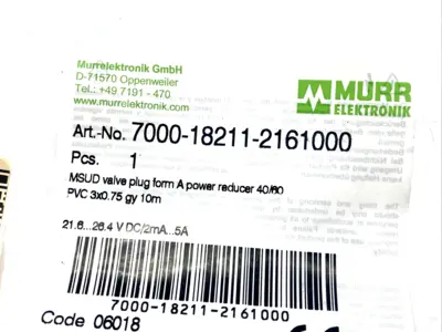 USED MURR ELEKTRONIK 7000-18211-2161000