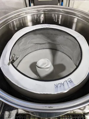 Bock GP-130 30 x 18 perforate basket centrifuge, 304SS.