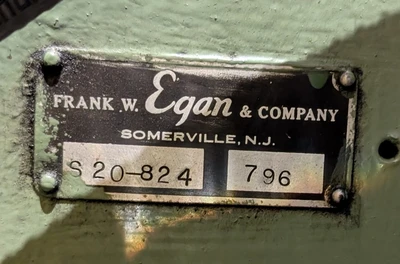 USED EGAN #: S20-824