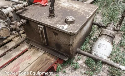 USED LUBE SKID -