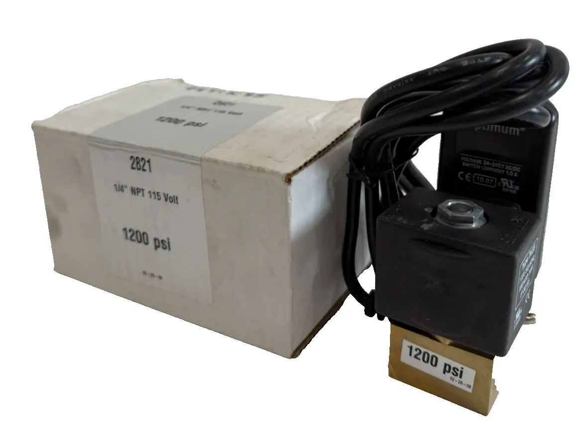 NEW OPTIMUM 2821 1/4" VALVE ELECTRIC CONDENSATE DRAIN 115V 1200PSI