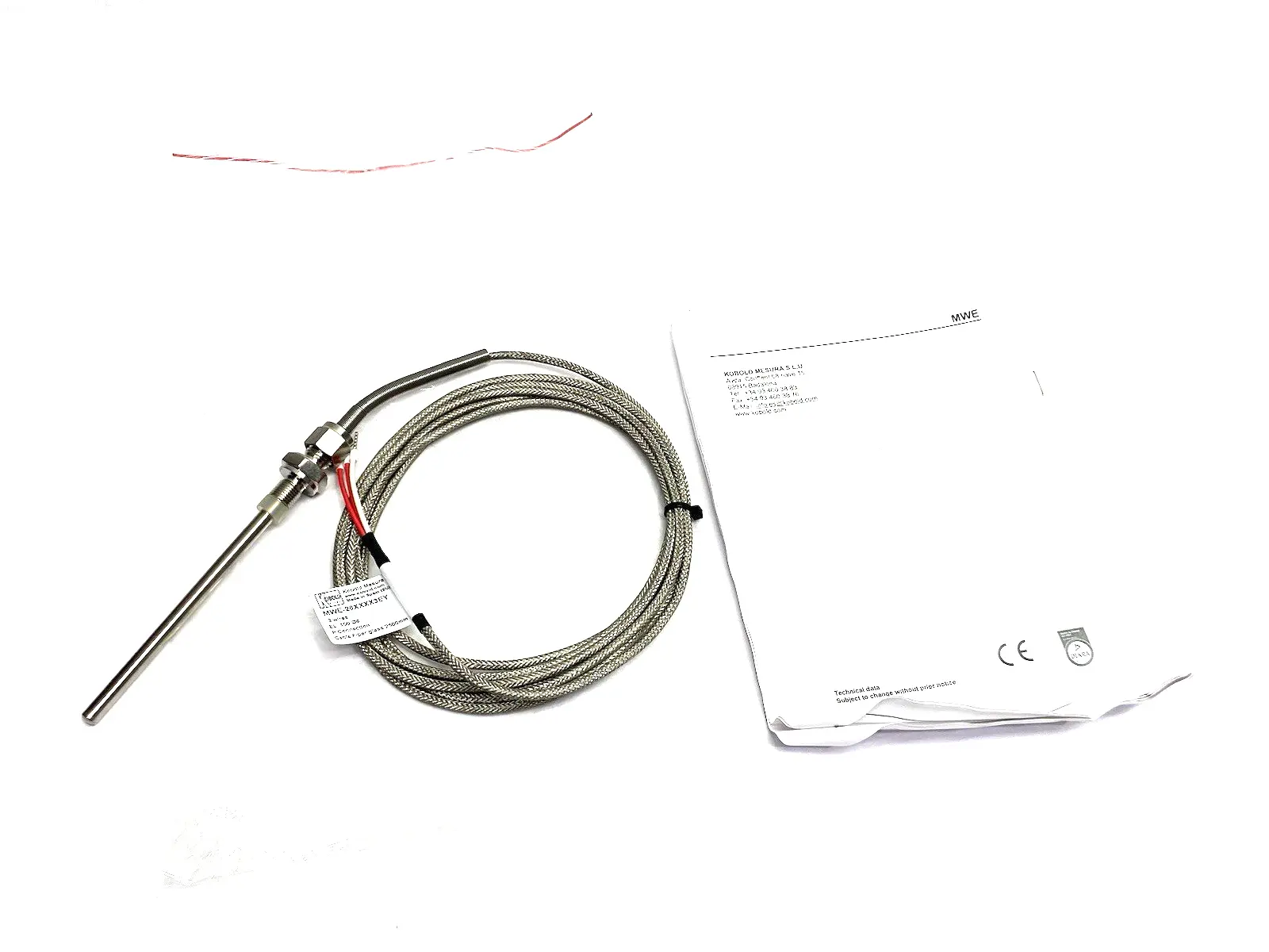 USED KOBOLD SCREW-IN AND INSERTION RESISTANCE THERMOMETER
