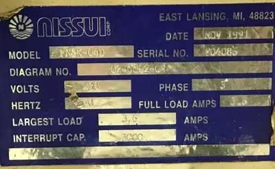 USED NISSUI FNSK-04D