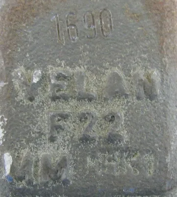 USED VELAN F22 GLOBE VALVE 1" 1690 1001-10161 486440