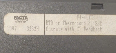 USED FACTS ENGINEERING F4-4LTC