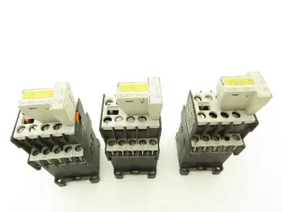 Siemens 3TF2001-0BB4 Contactor Block Diode Set 16A 600VAC 5HP Lot of 3