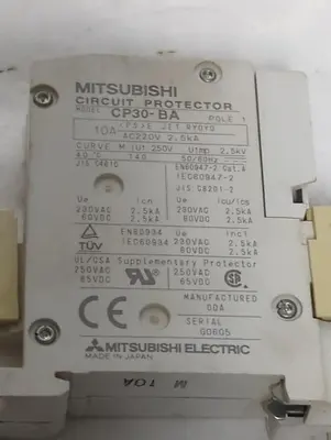 Used MITSUBISHI CP30-BA Circuit Breakers Ohio US | Surplus Asset Holdings #1568068