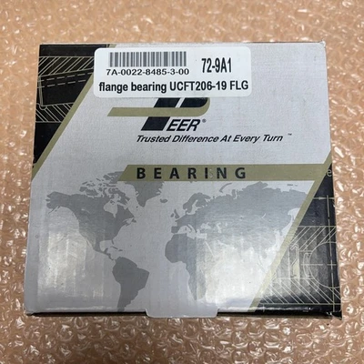 NEW Peer Bearing UCFT206-19-FLG