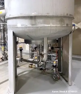 Used 3000 Gallon Stainless Steel 1st Stage Crystallizer