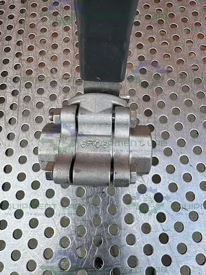 USED SVF -F. C. I. R86666ATSE BALL VALVE 1500 PSI W/ 1/4" THREADED FITTING
