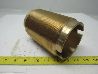 Brass Bushing 3.358" I.D. X 4.053" O.D. X 6-1/4" O.A.L. 8 TPI