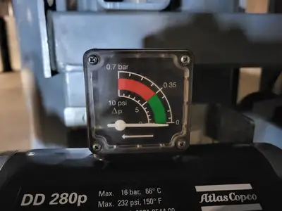 USED 2009 ATLAS COPCO CD250