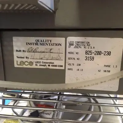 LECO Spectrum 2000 Speed Polisher Grinder