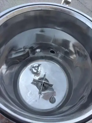 Tank, 13.2 Gallon (50 Liter), Pure-Flo Precision, Jacketed, Agitated, 316 Stainless, 15 PSI, #5991453