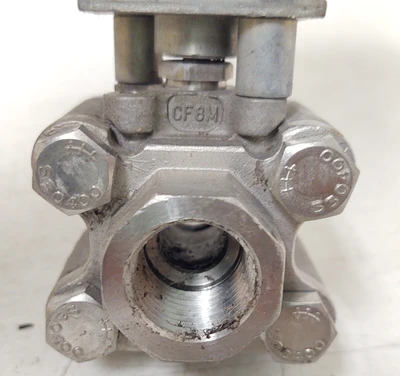 NEW 1/2" NPT WATTS S845102MI 1500#  BALL VALVE WELD SOCKET STAINLESS STEEL