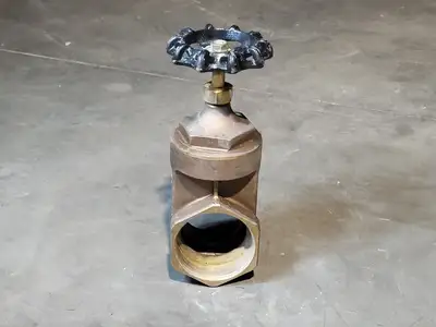 3" Class 200 Brass Gate Valve