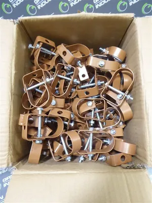 Box of 89 FNW FNW7008EC0125 1-1/4" Epoxy Copper Adjustable Clevis Hangers New NIB