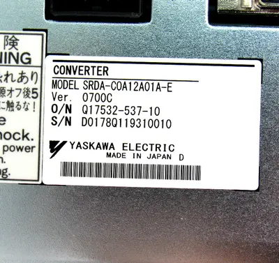 NEW YASKAWA ELECTRIC SRDA-COA12A01A-E