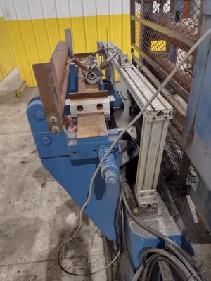 36” WIDE YODER SLITTING HEAD WITH POWERED FEED ROLLS: STOCK  #22951