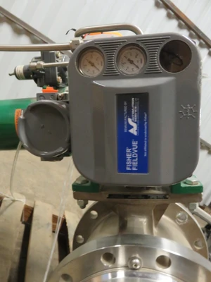 Fisher 10" V150 V-Ball Control Valve with actuator and positioner , Remanufactured to New