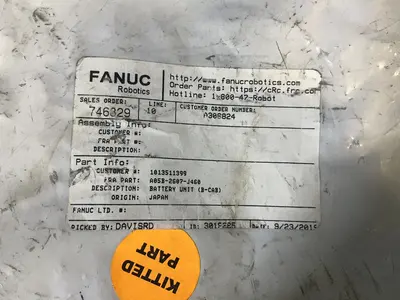 Used FANUC A05B2607J460 Batteries Ohio US | HGR 24 #1345266