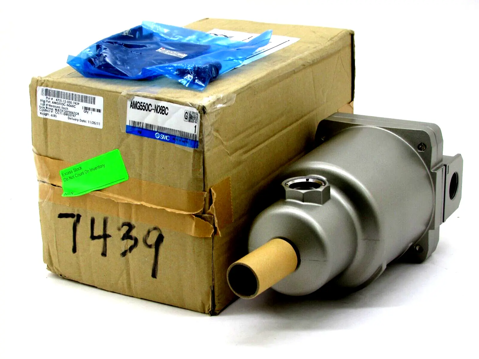 NEW SMC AMG550C-N06BC WATER SEPERATOR AMG550CN06BC