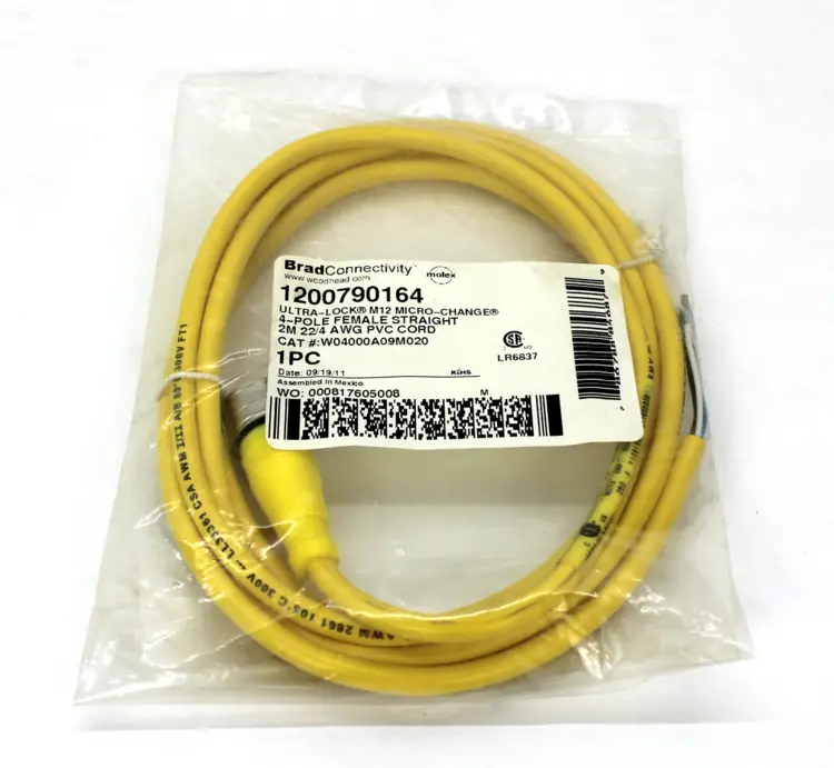 New | in-Stock WOODHEAD W04000A09M020 Cable & Wire | Industrial Parts R Us Inc. #360517