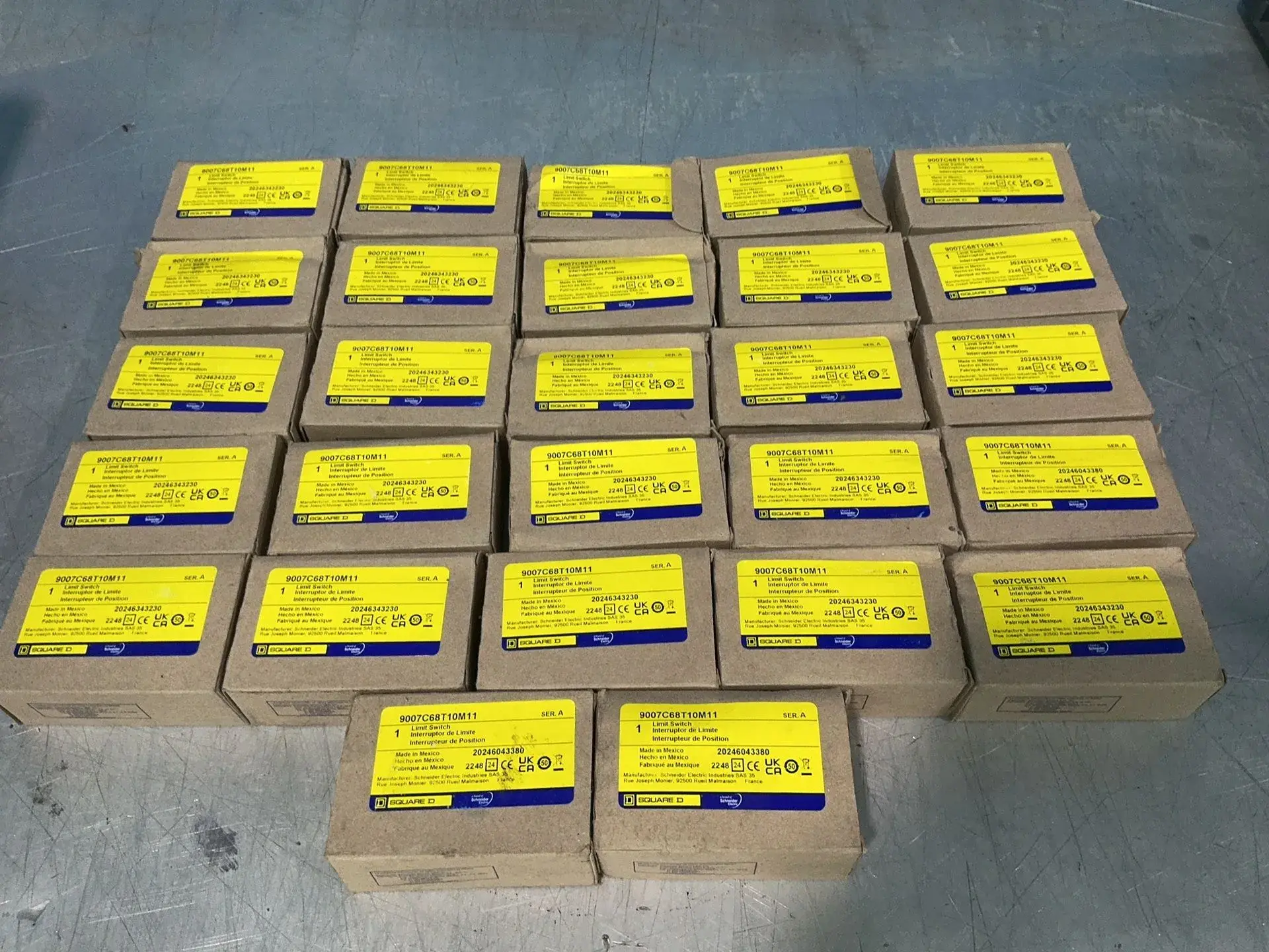 New | in-Stock SQUARE D 9007C68T10M11 Relays & Switches Ohio US | HGR 24 #1280329