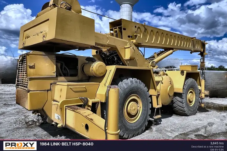 Used 1984 LINK-BELT HSP-8040 Rough Terrain Cranes Texas US | Proxy Equipment #1377933