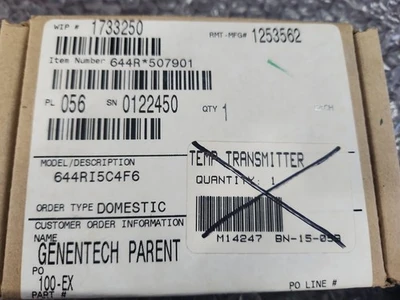 NEW Rosemount 644RI5C4F6
