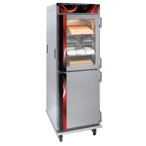 Cres Cor H-138-NPS-CC3MC5Q Full Height Insulated Mobile Heated Cabinet W/ (12) Pan Capacity, 120v