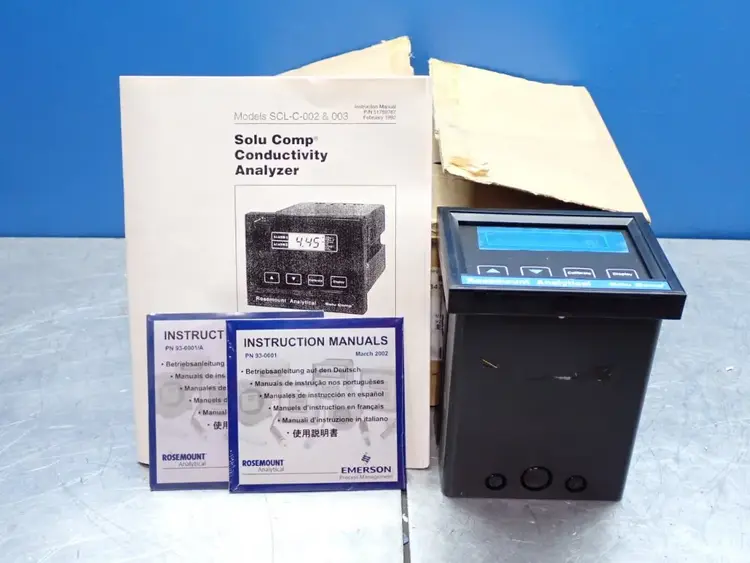 Used ROSEMOUNT SCLC002M2 Analyzer Testers | HGR 24 #744179