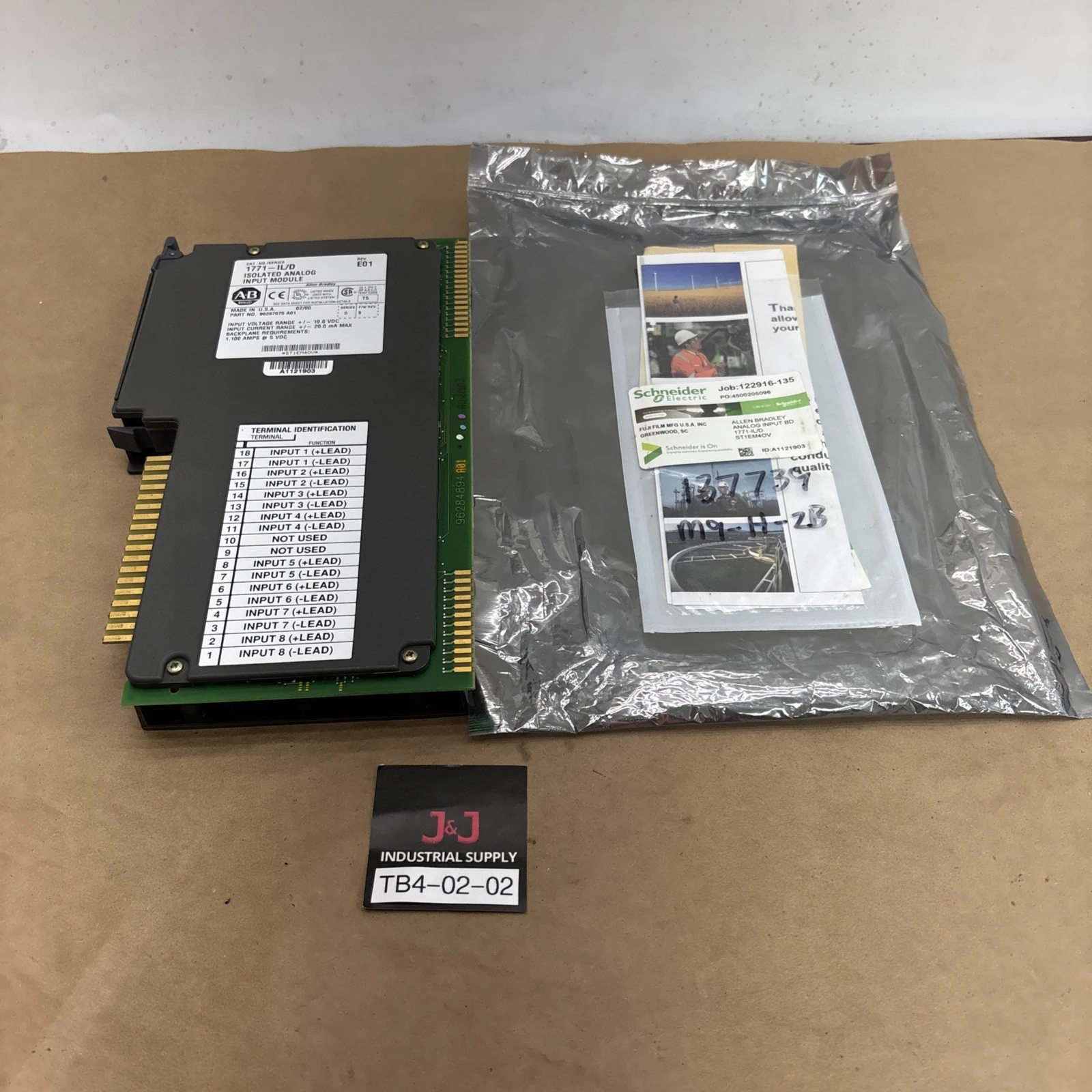 Used Allen-Bradley 1771-IL PLC Input & Output Indiana US | J&J Industrial Supply #1306348