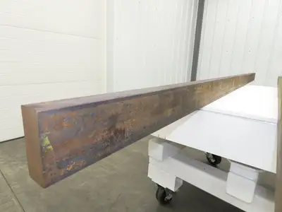 Cold Rolled Steel Flat Bar 1.5"thick x 2.5" and 3.5"Wide   Mixed Lot of 2pcs