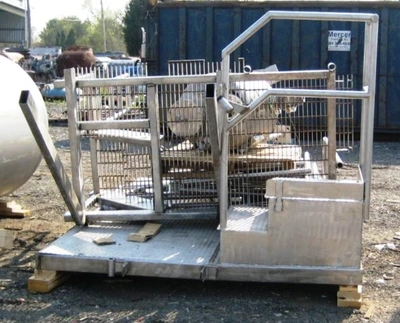 Heinkel HF 800 Inverting Filter centrifuge, Hastelloy C22.