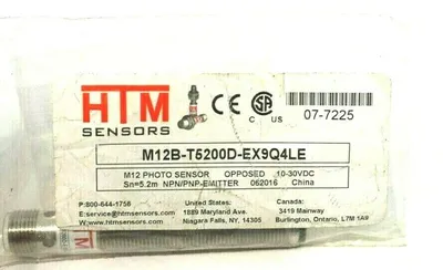 NEW HTM SENSORS M12B-T5200D-EX9Q4LE PROXIMITY SENSOR M12BT5200DEX9Q4LE