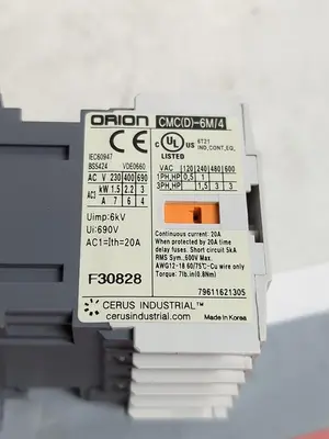 New | in-Stock CERUS/ORION CMC-6M/4 Miscellaneous Equipment (Electrical & Power) | Surplus Asset Holdings #1197321