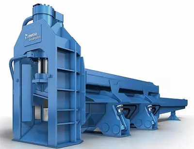 USED 2010 METSO LINDEMANN PRESS SHEAR LIS 616-8 FA 60-21-10