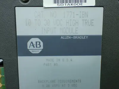 Used ALLENBRADLEY 1771IBN PLC Input & Output Ohio US | HGR 24 #879741