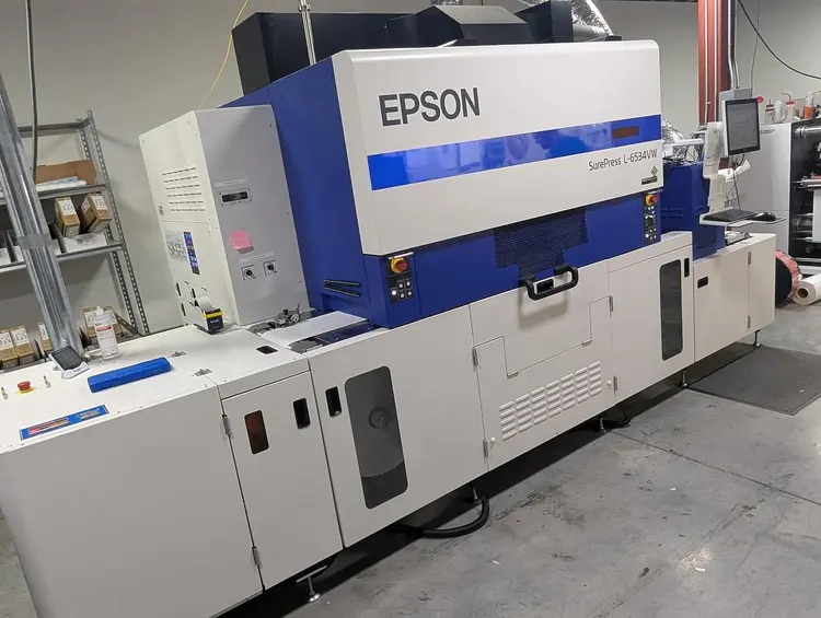 Used 2023 EPSON L-6534VW Digital Printers Missouri US | J&J Converting Machinery #688284