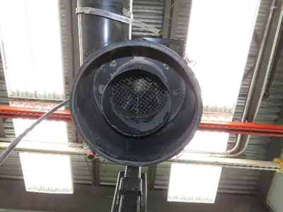 Royal FX-1200 Filtermist Oil Mist Collector 6" Intake 1200 CFM Overhead Stand