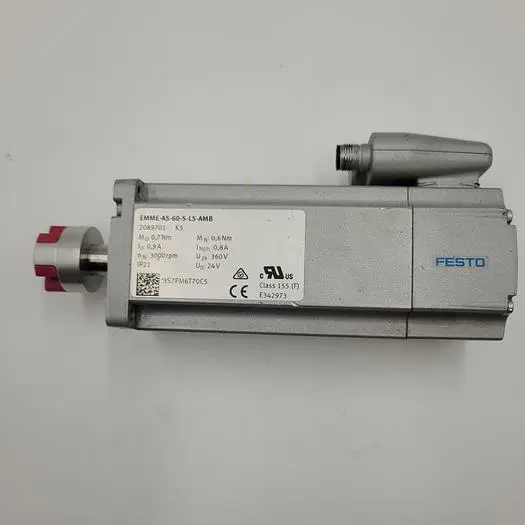 Used MAXI MAESTRO FESTO SERVO MOTOR EMME-AS-60-S-LS-AMB Servo Motors | ND Industrial Surplus #1219161