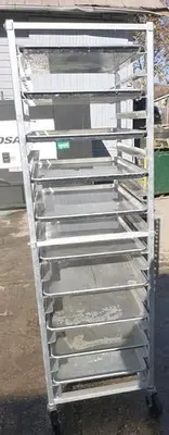 Cart, Bun Pan, Alum, Knock Down, 20 Pans #S743469