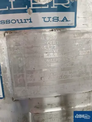 USED Mueller 150 Liter Mueller Reactor, 316L, 45/75#