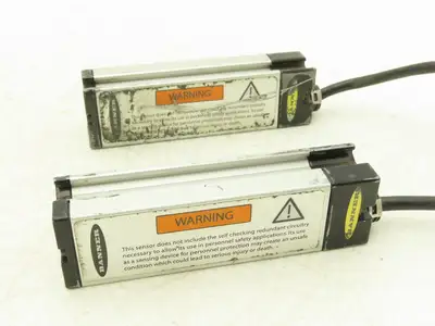 Banner Part Sensing Light Curtain Set 67mm Protected Height 300mm- 2m 10-30VDC