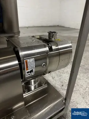 USED UNIBLOC-PD 1 hp Rotary Lobe UNIBLOC-PD XP Pump Skid, S/S