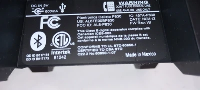 New | in-Stock Plantronics Plantronics 85 335-01 Calisto P830 Computer Accessories Arizona US | ASSET CONVERSION SPECIALISTS, INC. #1368410