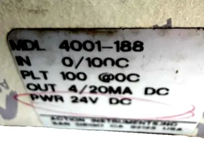 NEW ACTION INSTRUMENTS MDL 4001-188 ACTION PAK MDL4001188