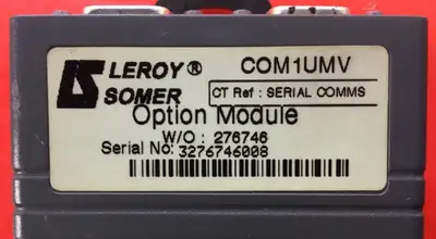 USED LS LEROY SOMER CONTROL TECHNIQUES COM1UMV UD71 987 LS LEROY SOMER CONTROL TECHNIQUES COM1UMV UD71 987
